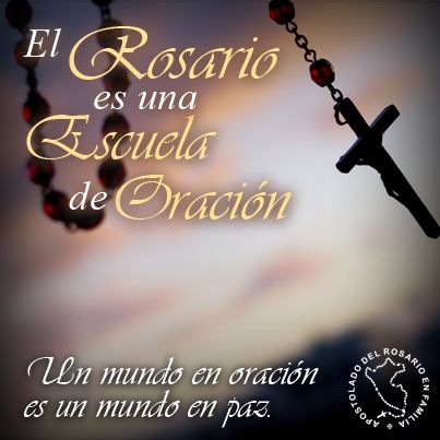 ¡Reza el rosario con nosotros!